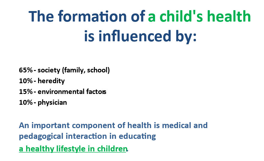 formation of a child's health
